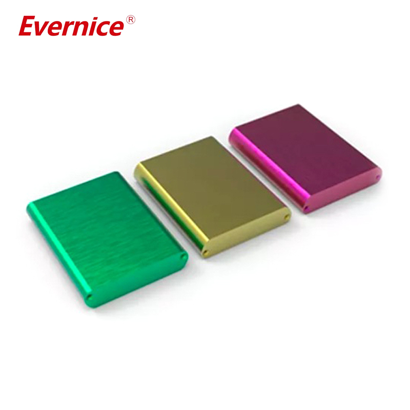 57.3*13mm-L Aluminum Extrusion Case Custom Electronic Box Aluminum Extruded Pcb Enclosure