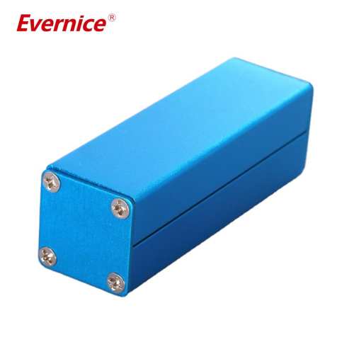 25*25mm-L manufacturer CNC Machining Anodized Aluminum Enclosure box electronics instrument enclosures PCB enclosure Junction Box