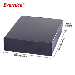 152*44mm-L Custom Aluminum Extrusion Box Extruded Aluminum Enclosure For Electronics