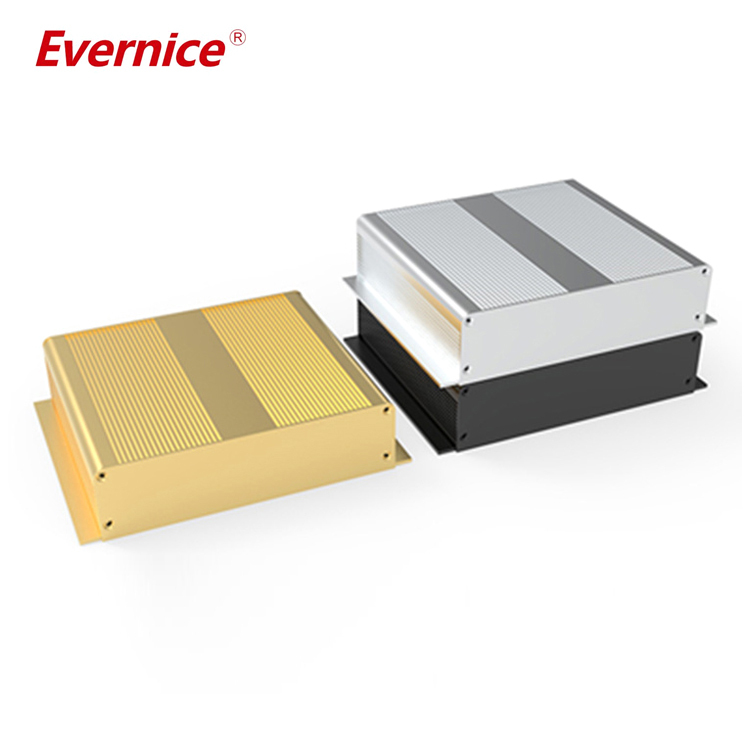 204*48mm-L Custom Extruded Aluminum Electronic Box Housing Aluminium Extrusion Box