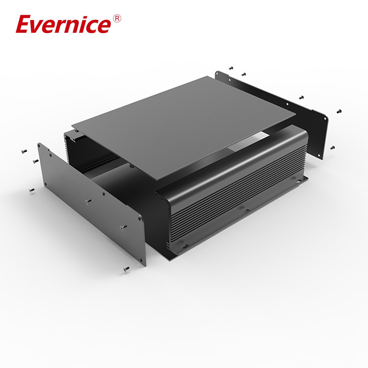 250*73.5*mm-L Aluminum Custom Anodized Housing Extruded Enclosure PCB Box for Security and Protection