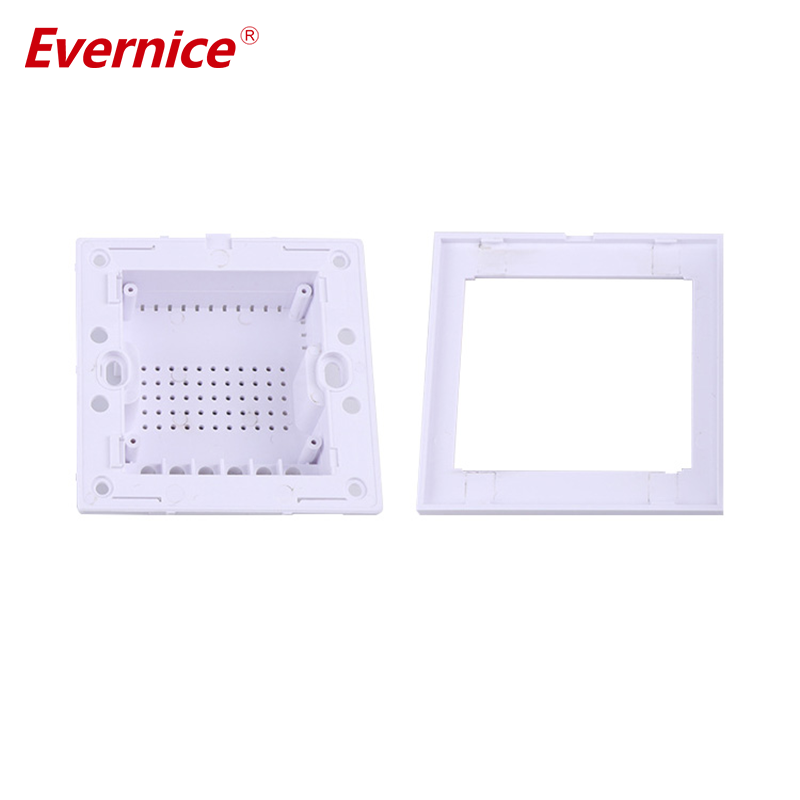 86*86 Plastic Enclosure Touch Glass Switch Box smart home control box housing