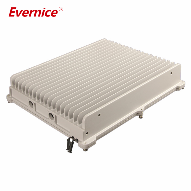313*243*49mm IP67 outdoor telecom enclosure amplifier aluminum CATV enclosure