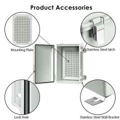 IP67 Hinged ABS Plastic Enclosure Junction Box electrical enclosure distribution box