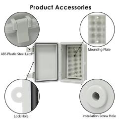 Waterproof ABS Plastic Enclosure Junction Box Distribution box electronics enclosure