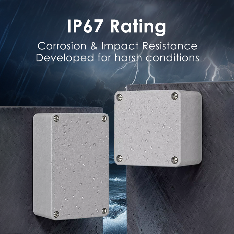 250*80*80mm Outdoor IP67 Waterproof explosion-proof diecast Aluminum enclosure electronics instrument enclosures Junction box