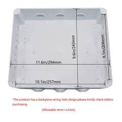 Waterproof ABS plastic enclosure electronic enclosure junction box electrical enclosure 300*250*120mm