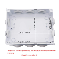 Waterproof ABS Plastic enclosure Junction Box Universal electronics enclosure electrical enclosure 200*155*80mm