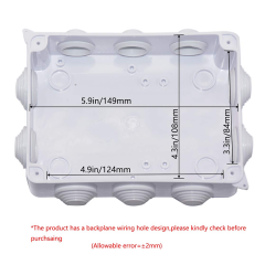 Waterproof ABS Plastic enclosure Junction Box Universal electronics enclosure electrical enclosure 150*110*70mm