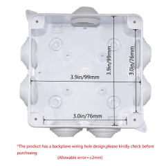 Waterproof ABS Plastic enclosure Junction Box Universal electronics enclosure electrical enclosure 100*100*70mm