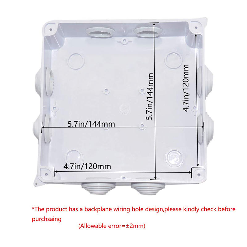 Waterproof ABS Plastic enclosure Junction Box electronics enclosure electrical enclosure 150*150*70mm