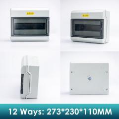 Circuit Breaker Box Waterproof PC/ABS Power Distribution Enclosure with DIN Rail, Electrical box