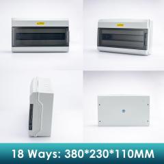 Circuit Breaker Box Waterproof PC/ABS Power Distribution Enclosure with DIN Rail, Electrical box