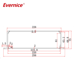 CNC Machining Anodized Aluminum Enclosure Metal Electronics Instrument Enclosures Project Box Junction Box