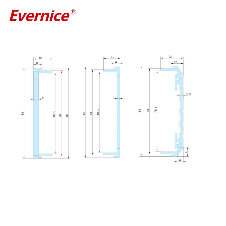 CNC Machining Anodized Aluminum Enclosure Metal Electronics Instrument Enclosures Project Box Junction Box