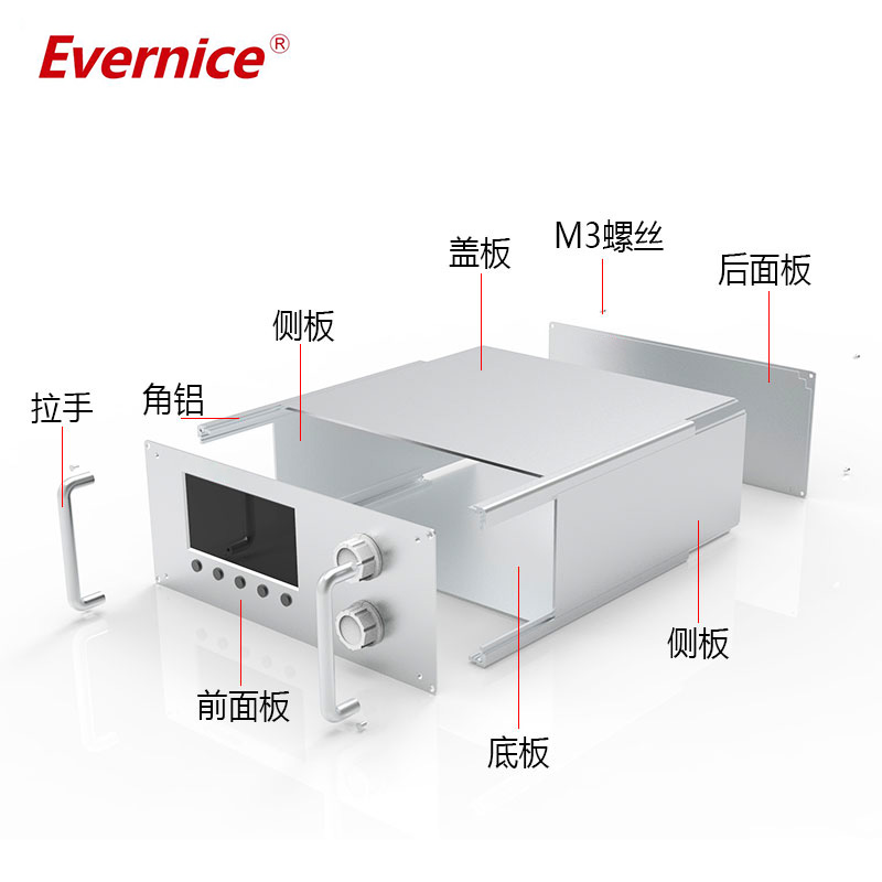 CNC Machining Anodized Aluminum Enclosure Metal Electronics Instrument Enclosures Project Box Junction Box