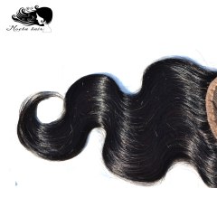 Mocha Hair  4"X 4" Lace Closure Brazilian Virgin Hair  Body Wave 100%  Human Hair Lace Closure