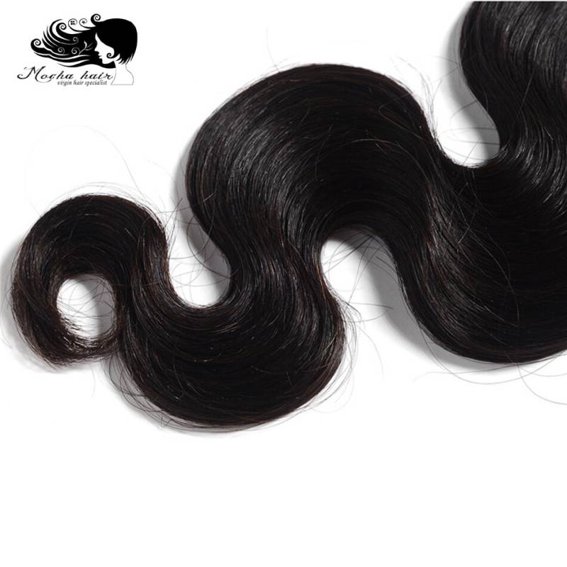 Mocha Hair Brazilian Body Wave Remy Hair Weaving One Bundle 10&quot;- 26&quot; Inch Natural Color 100% Unprocessed Human Hair