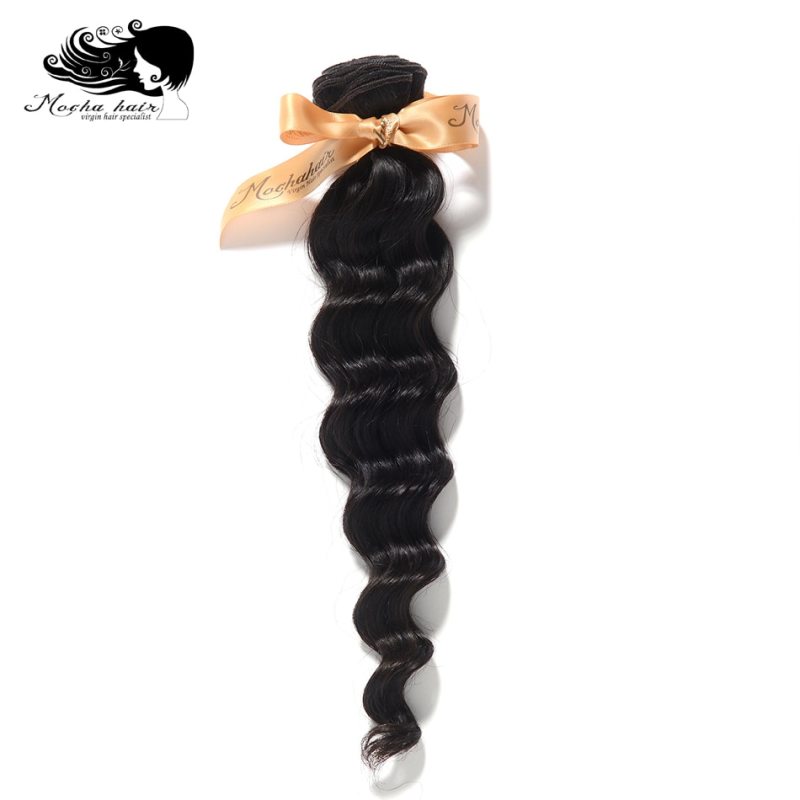 Mocha Hair 10A Brazilian Virgin Hair Loose  Wave 12"-20" 100% Human Hair Weave Bundles Unprocessed Hair Weaving