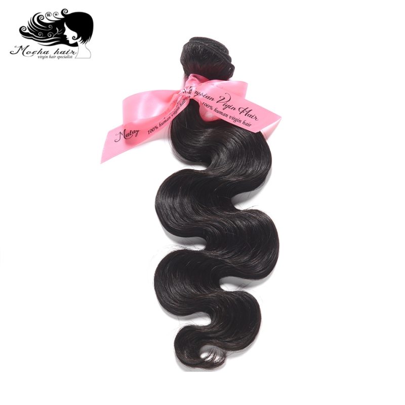 Mocha Hair 10A Malaysian Body Wave Hair 1 Bundle 10"-20" Natural Color 100% Human virgin Hair