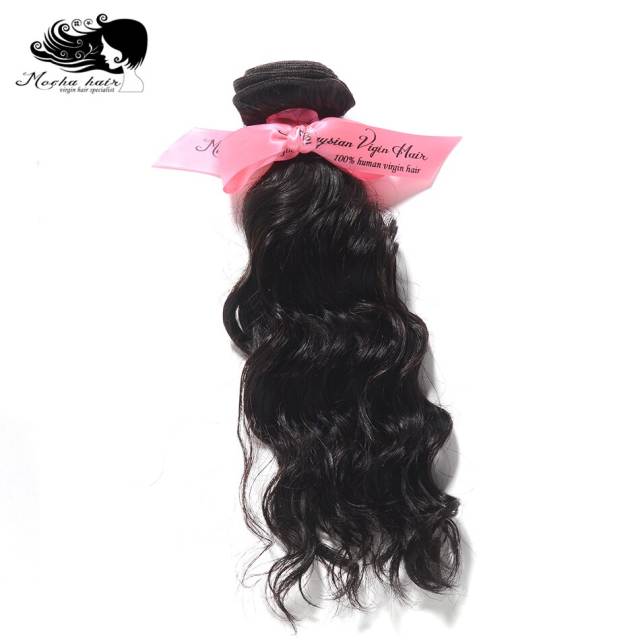 Mocha Hair Water  Wave 10A Malaysia  Virgin Hair  extension 12inch-28inch Nature Color  100% Human Hair Weaves