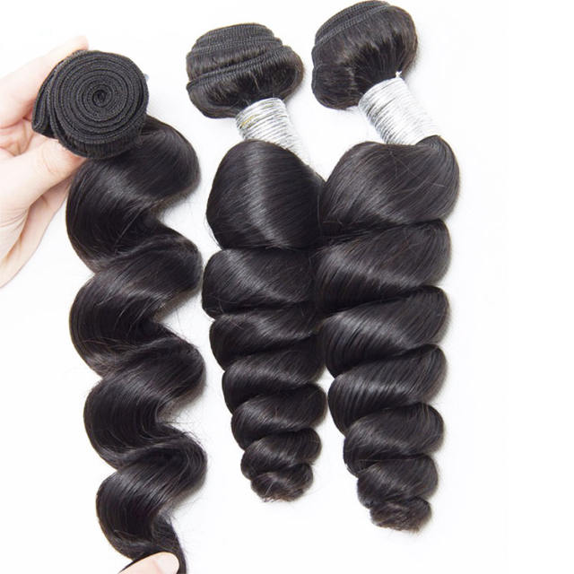 Mocha Hair 10A Brazilian Remy Hair Loose  Wave 12&quot;-26&quot; 100% Human Hair Weave Bundles Unprocessed Hair Weaving