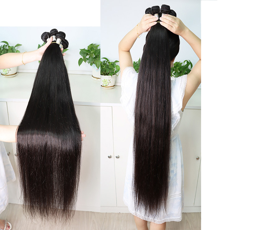 MOCHA Hair  Straight Hair 8"- 26" 10A Brazilian Remy Hair Natural Color 100% Unprocessed Human Hair Extension Free Shipping