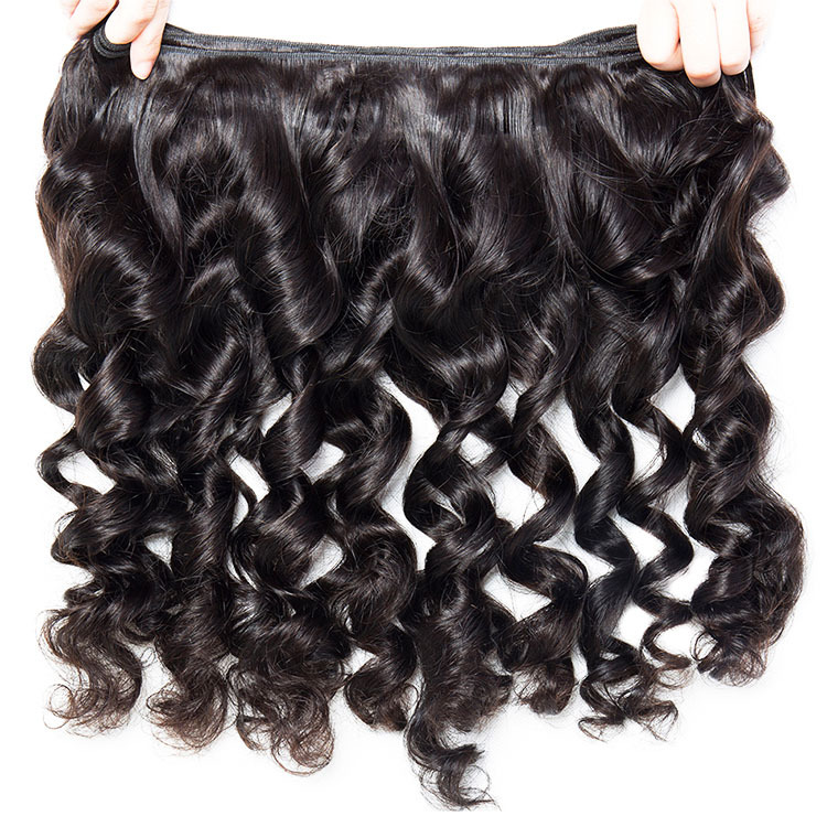 MOCHA Hair 3 Bundles 10A Brazilian Remy Hair Loose Wave 12"- 28" 100% Unprocessed Human Hair Extension Natural Color