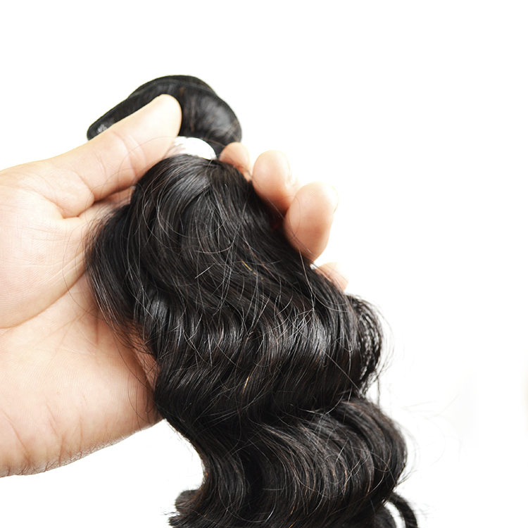 Mocha Hair  Brazilian Remy Hair Deep Wave 100% Human Hair Weave 3 Bundles Natural Color 12"-26" Free Shipping
