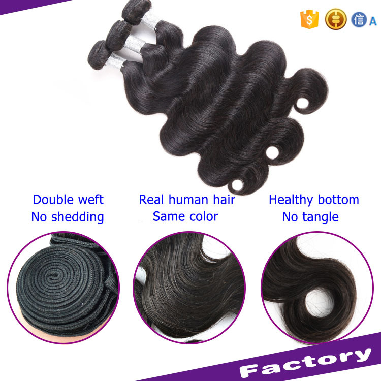 Mocha Hair Brazilian Body Wave Remy Hair Weaving One Bundle 10&quot;- 26&quot; Inch Natural Color 100% Unprocessed Human Hair