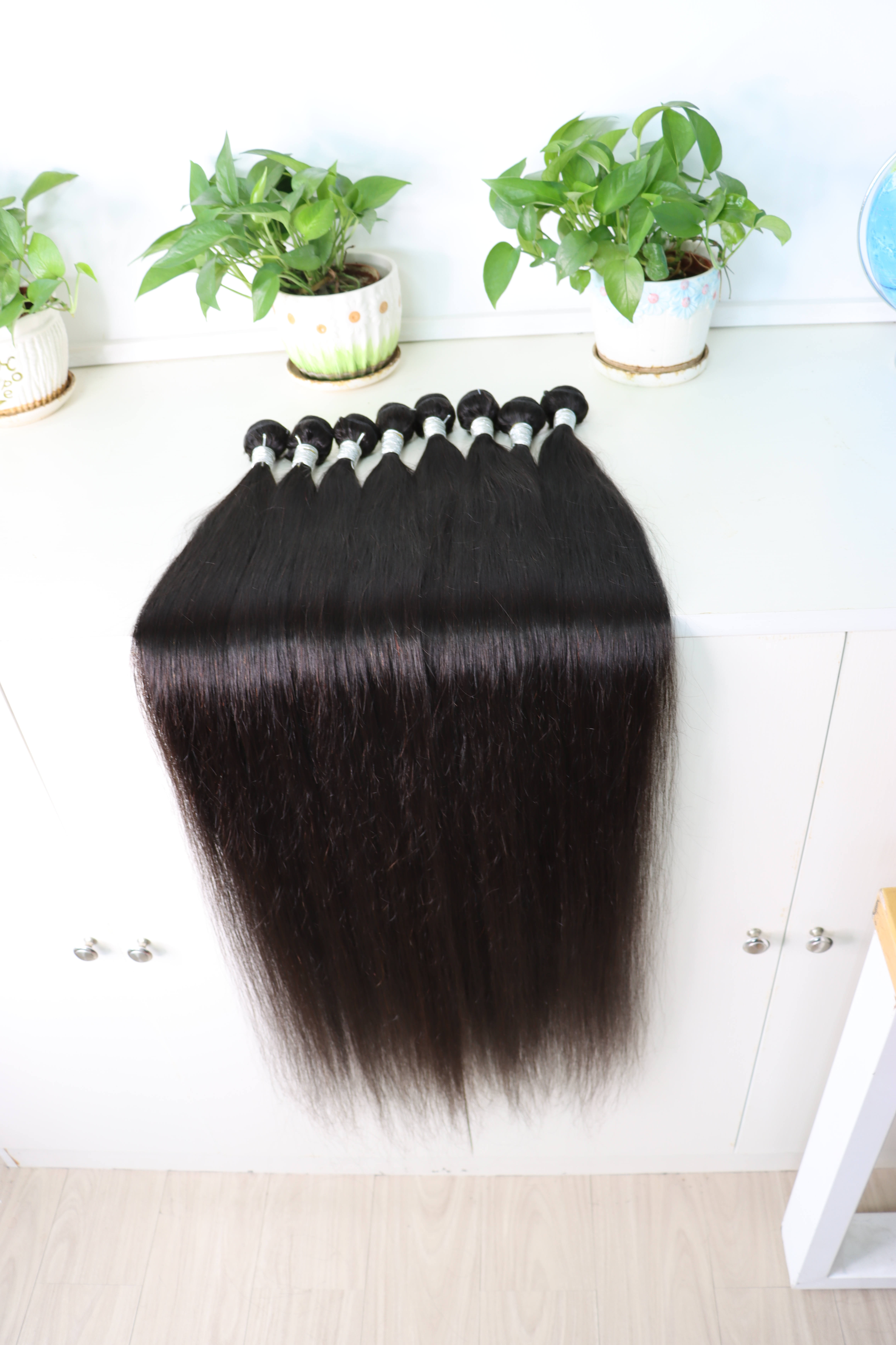 MOCHA Hair 10A Brazilian Straight Remy Hair 8"-26" Double Weft  Natural Color 1 bundle 100% Unprocessed Human Hair Extension