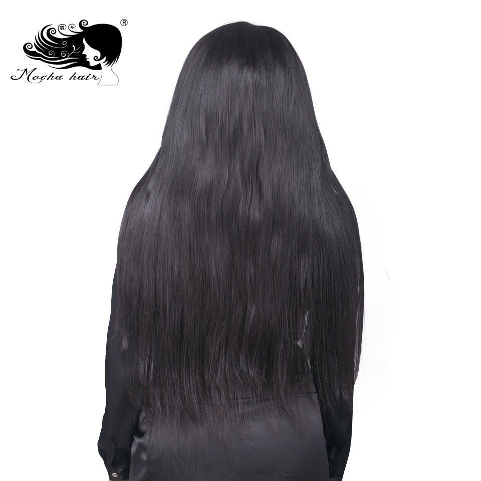 MOCHA Hair 10A Brazilian Straight Remy Hair 8"-26" Double Weft  Natural Color 1 bundle 100% Unprocessed Human Hair Extension