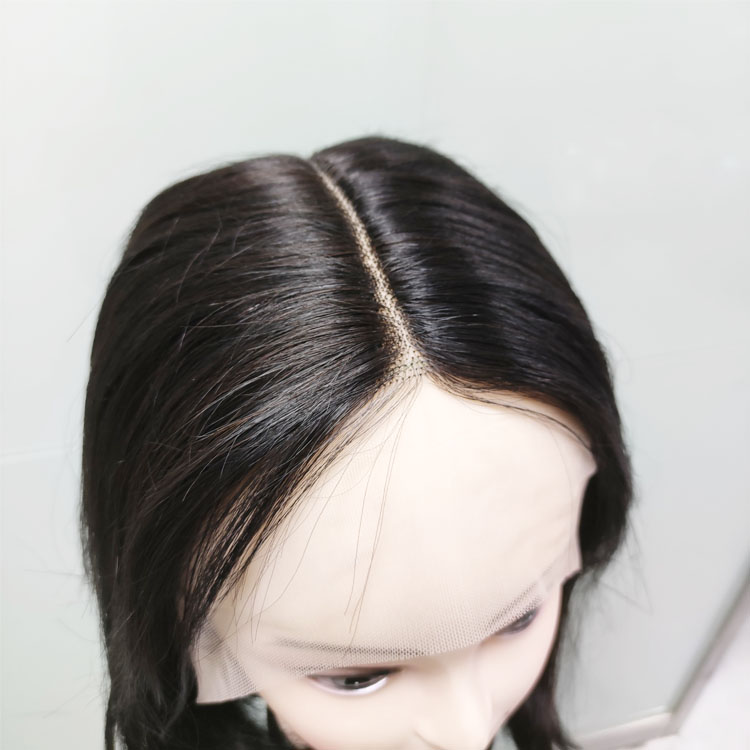 Mocha Hair Human Hair Wigs With Baby Hair T Part BoBo Lace Wig Pre Plucked Straight Lace Front Wig