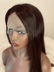 Mocha Hair Human Hair Wigs With Baby Hair T Part Lace Wig Pre Plucked Straight Hair Lace Front Wig