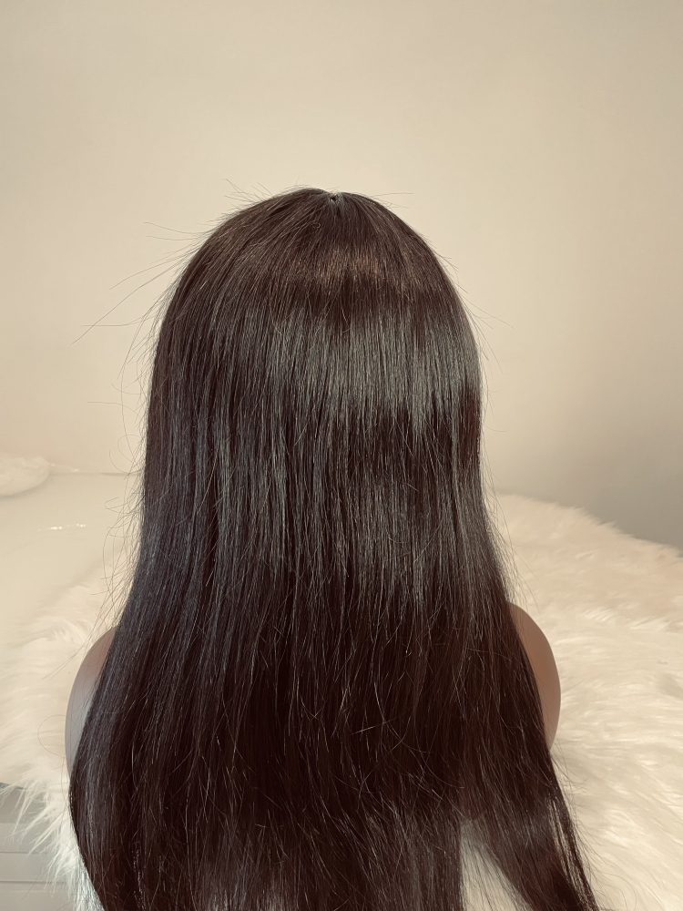 Mocha Hair Human Hair Wigs With Baby Hair T Part Lace Wig Pre Plucked Straight Hair Lace Front Wig