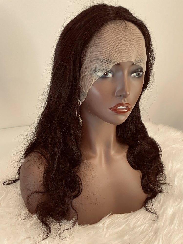 Mocha Hair Human Hair Wigs With Baby Hair T Part Lace Wig Pre Plucked Body Wave Lace Front Wig