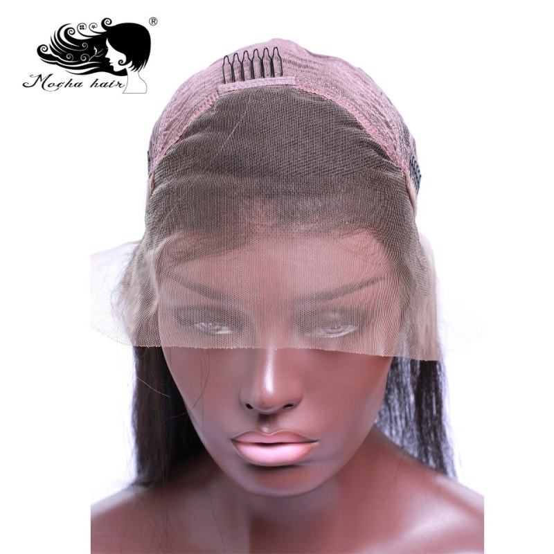 Mocha Hair  Lace Front Wigs Body Wave Brazilian Remy Hair Wigs Pre Plucked Natural Hairline With Baby Hair