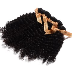 Mocha Hair Deep Wave Brazilian Remy Hair  extension 12inch-28inch Nature Color  100% Human Hair Weaves