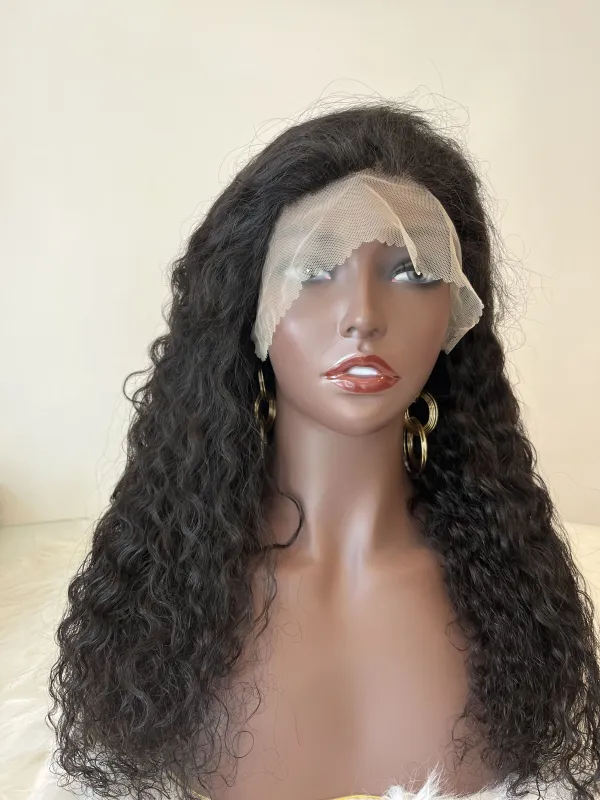 Mocha Hair 13*4 Lace Front Wig Italian curly wave Wigs Pre Plucked Natural Hairline With Baby Hair