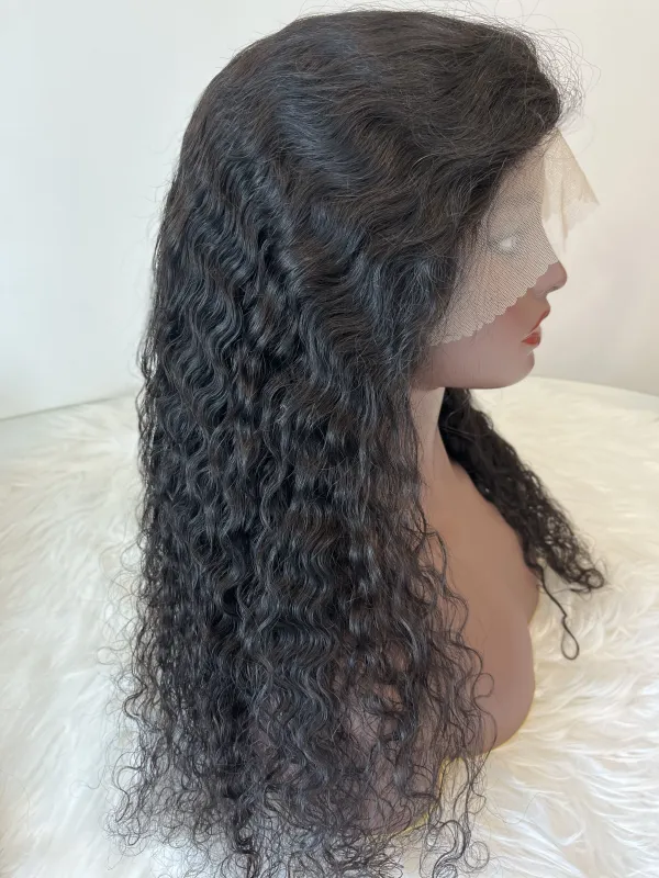 Mocha Hair 13*4 Lace Front Wig Italian curly wave Wigs Pre Plucked Natural Hairline With Baby Hair