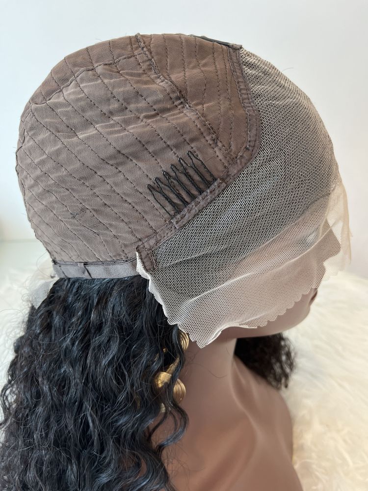 Mocha Hair 13*4 Lace Front Wig Italian curly wave Wigs Pre Plucked Natural Hairline With Baby Hair