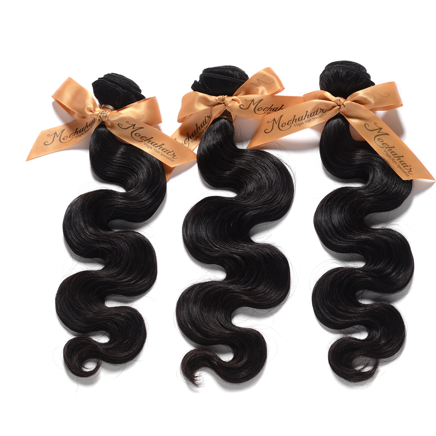MOCHA Hair  10A Brazilian Virgin Hair Body Wave  3 Bundles With One 4* 4 or 13*4 Lace Closure 100% Human Hair Free shipping