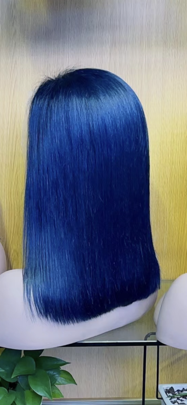 Mocha Hair 13*4 Lace Front  BOBO Wig 100% Natural Brazilian Remy Straight Short Bobo Hair Wig