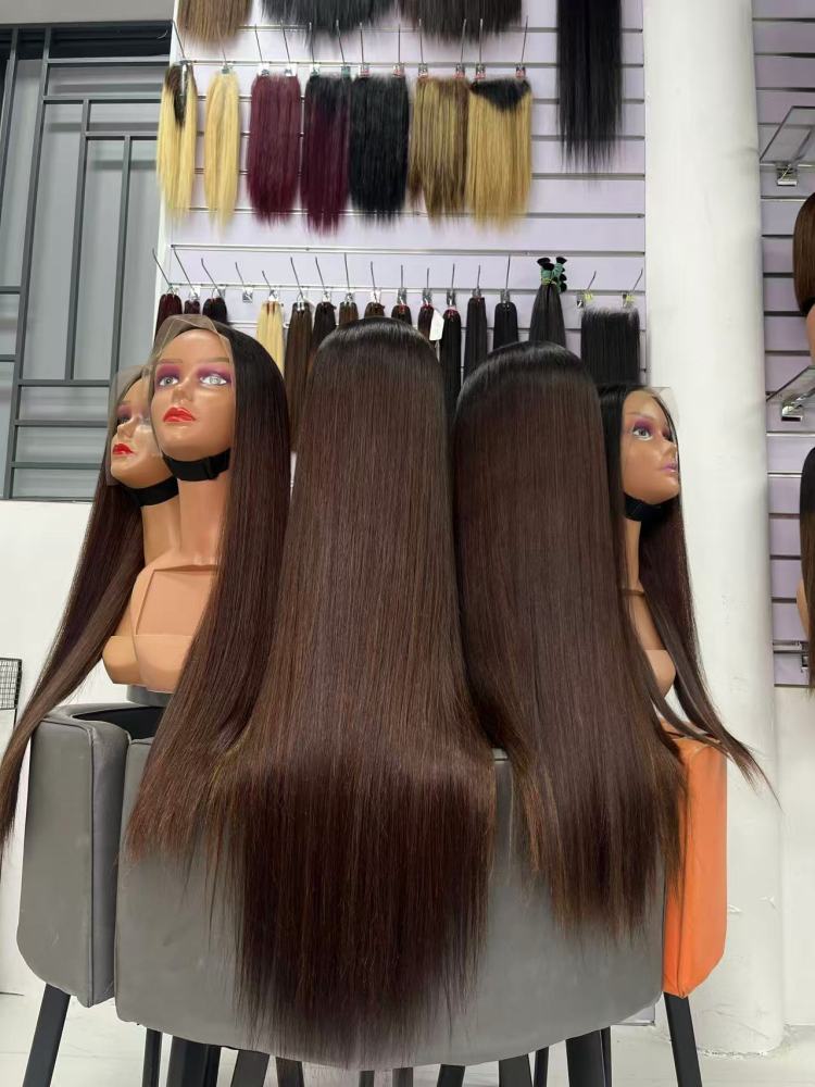 13×4 Lace Front Vietnamese Remy Human Hair Bobo Wig, Color 1B/4, Available Length: 22 Inches to 30 Inches