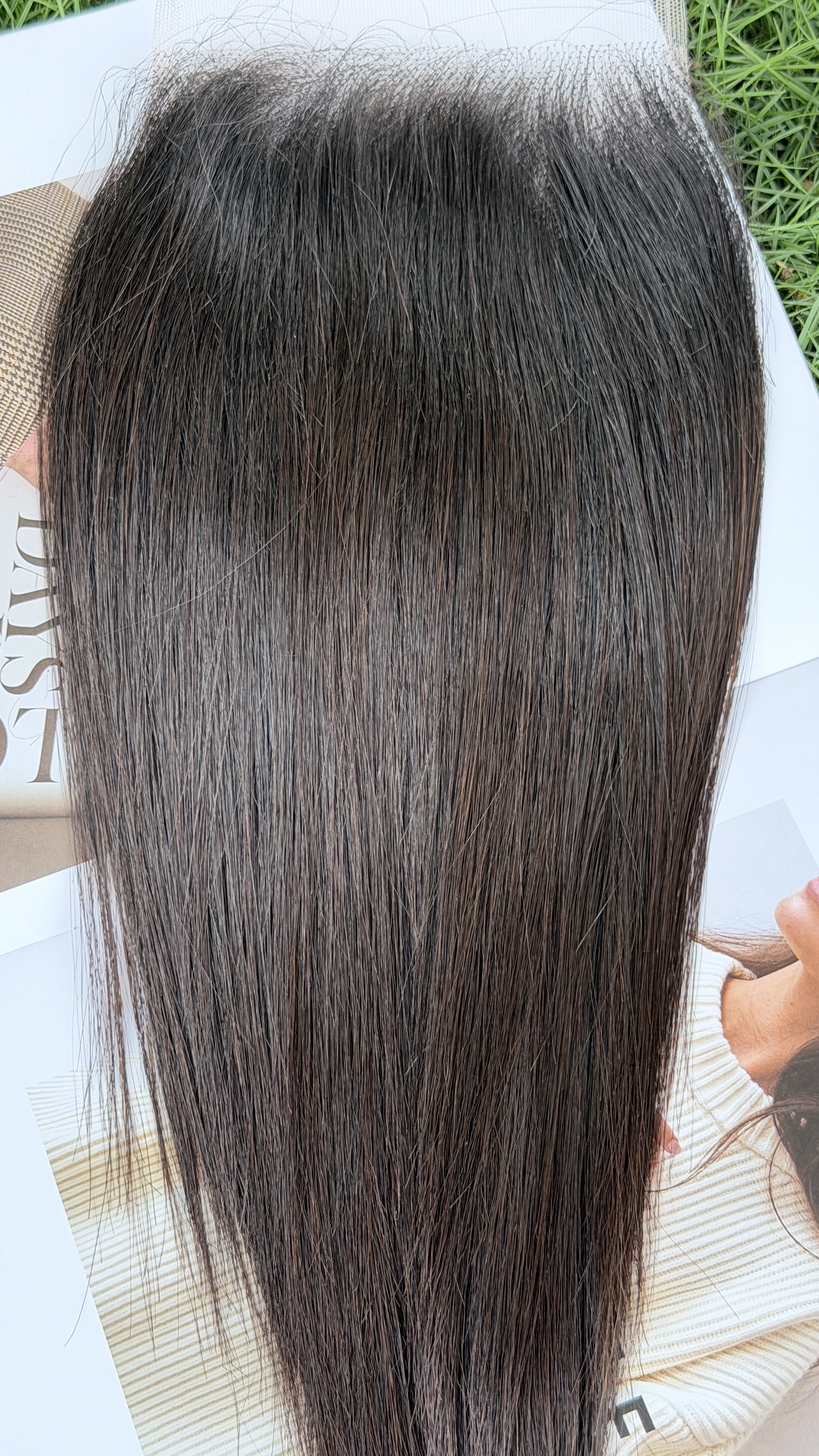 5x5 HD Transparent Lace Closure Straight Virgin Hair Unprocessed Natural Black 8-16