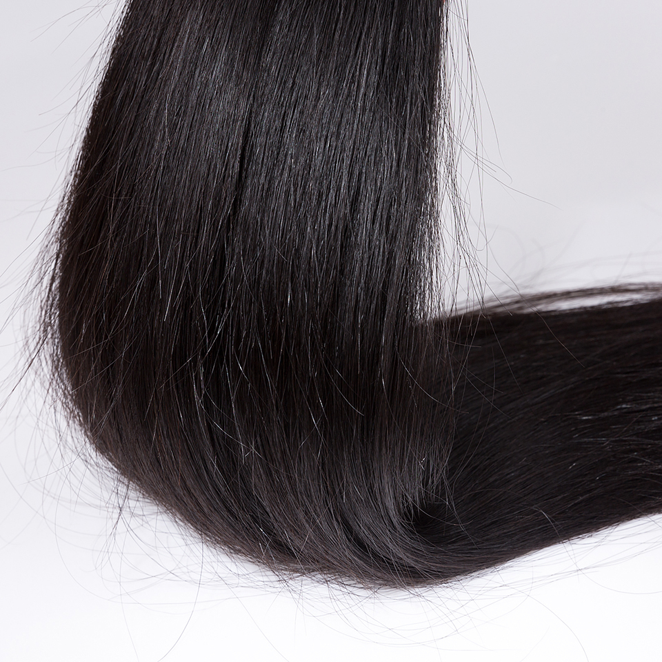 MOCHA Hair 3 bundles 10A Raw  Indian hair Straight Virgin Hair 100% Unprocessed Human Hair Extension  Natural Color