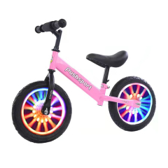New Frame Luminous Tires Kid Balance Bike Girls Prefer
