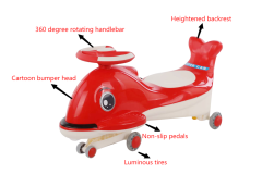 China Hot Sale Swing Car With Light And Music For 2-7 Years Children