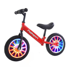 New Frame Luminous Tires Kid Balance Bike Girls Prefer