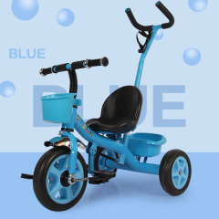 Low price wholesale children's tricycle balance bike multifunctional trolley with baby artifact